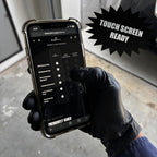 BLACKPALM Heavy Duty Black Nitrile Gloves - Diamond Grip